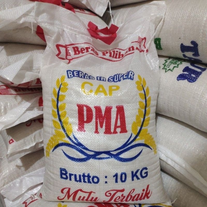 

Beras Enak, Beras Putih, Beras Pulen, Beras Cap PMA 10kg