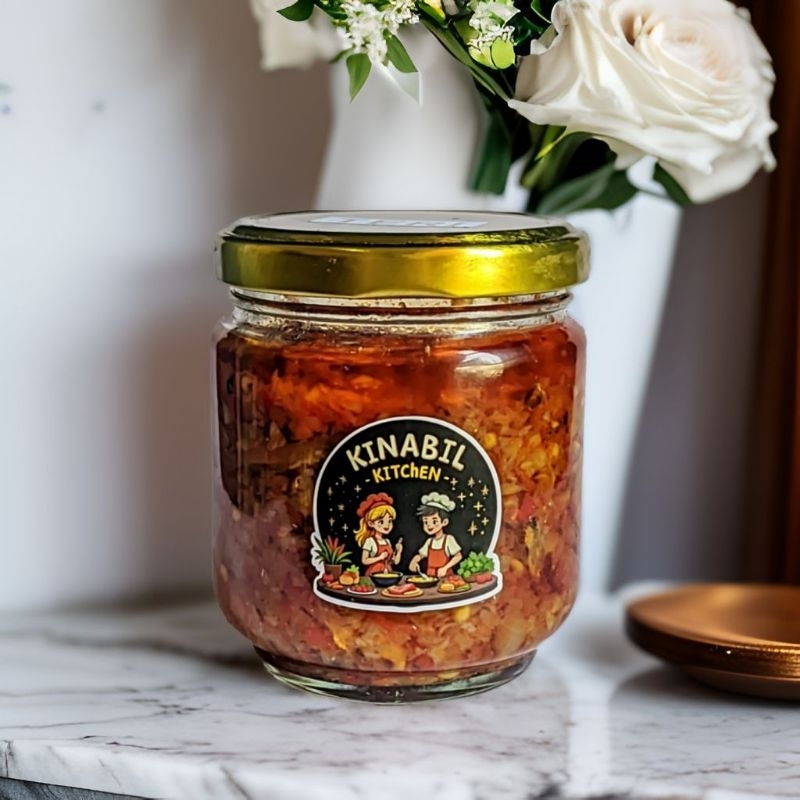 

Kinabil Sambal Teri Jar (150ml)