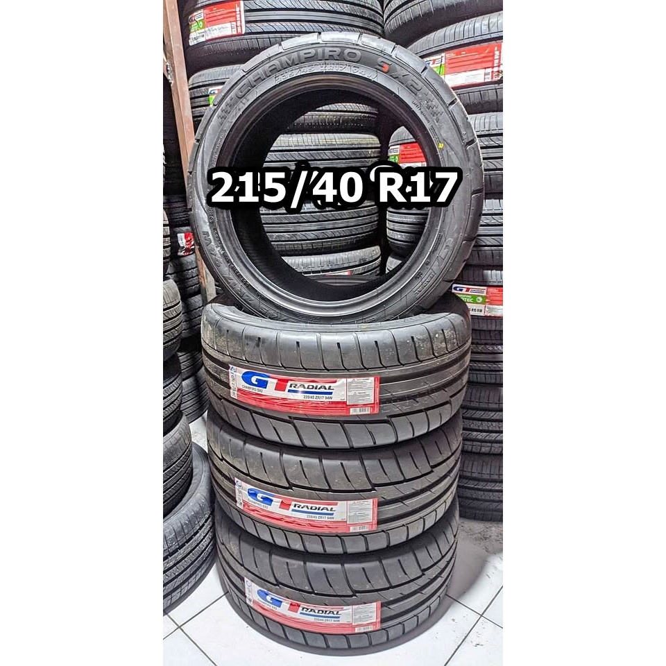 ban Sx2 ring 17 215 40 sport semi slick Ban Mobil GT Radial CHAMPIRO SX2 215/40 R17