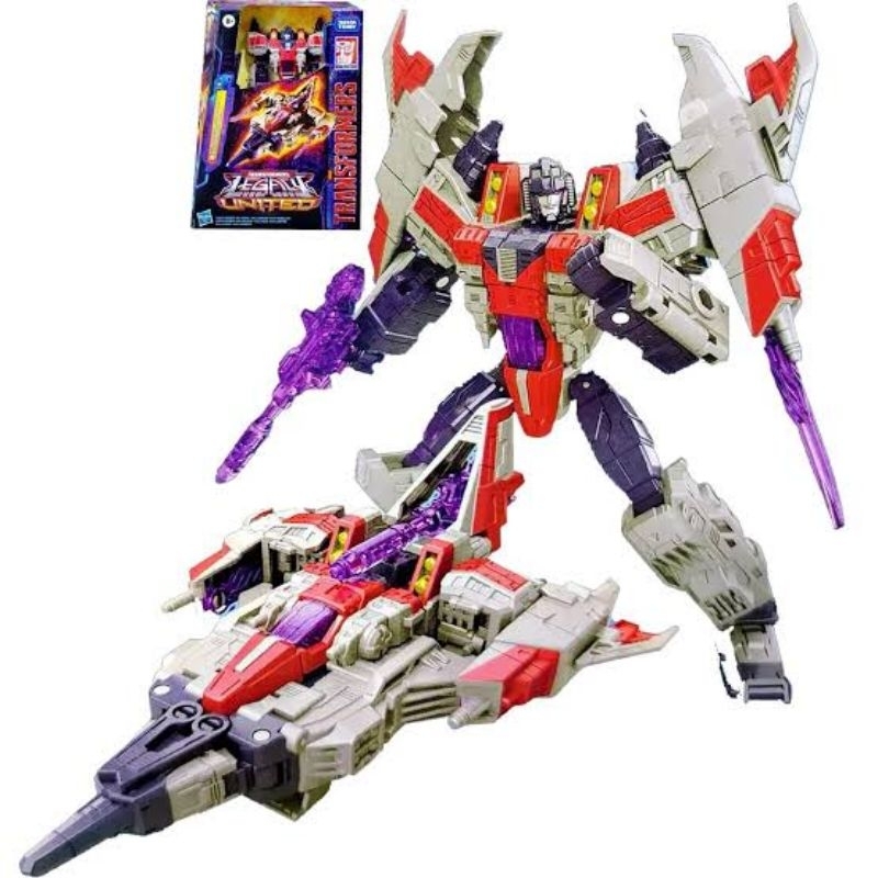 ORIGINAL HASBRO TRANSFORMERS LEGACY CYBERTRON UNIVERSE STARSCREAM VOYAGER CLASS