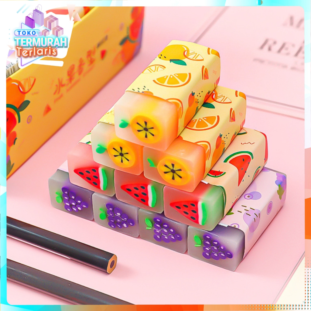 

TTT Penghapus Pensil Motif Buah Fruits Eraser Penghapus Karakter Dinosaurus Sweet Eraser Anak Sekolah Karakter Dino Hapusan Sekolah Korean Style
