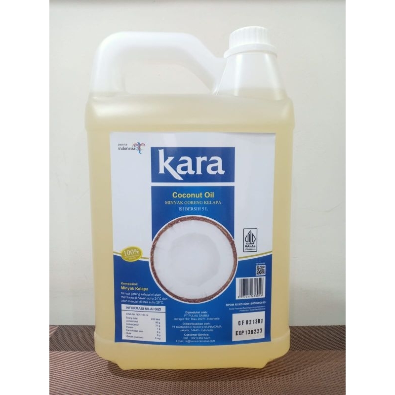

Minyak Goreng Kelapa Kara 5 liter / lt