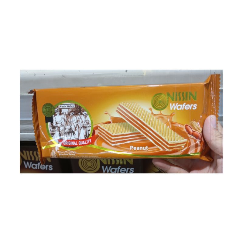 

NISSIN WAFER PEANUT 100GR ISI 5 PCS
