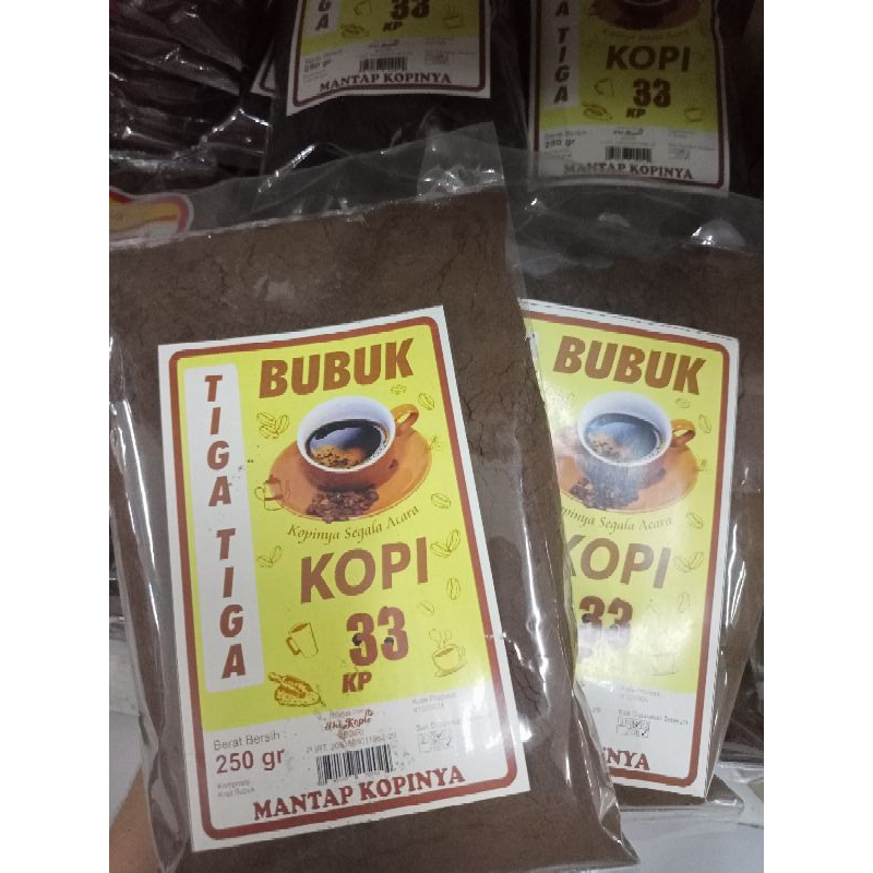 

kopi bubuk tiga tiga 250 gram