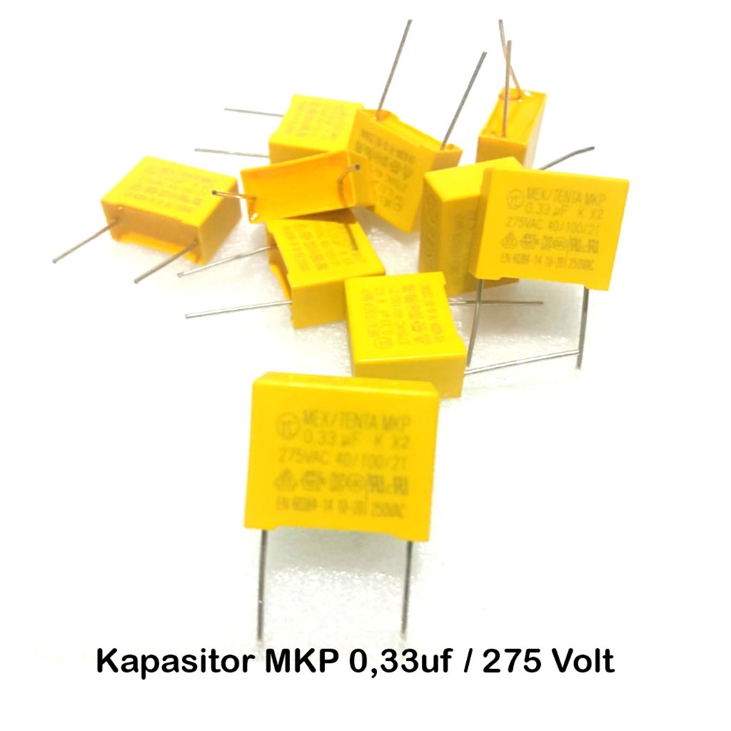 (1pcs) Kapasitor mkp 0,33uf 275v MKP 0.33uF 27 Volt