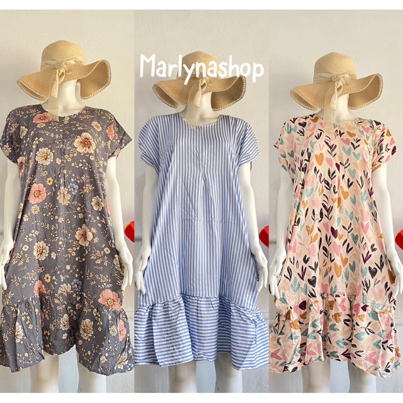 Daster ruffle viral busui / Daster viral rayon premium kekinian