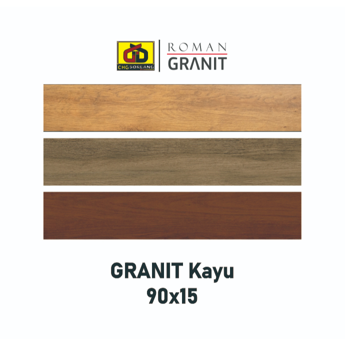 Granite Roman 90X15 MOTIF KAYU / granit lantai kayu 90x15 KW 1 / GRADE A