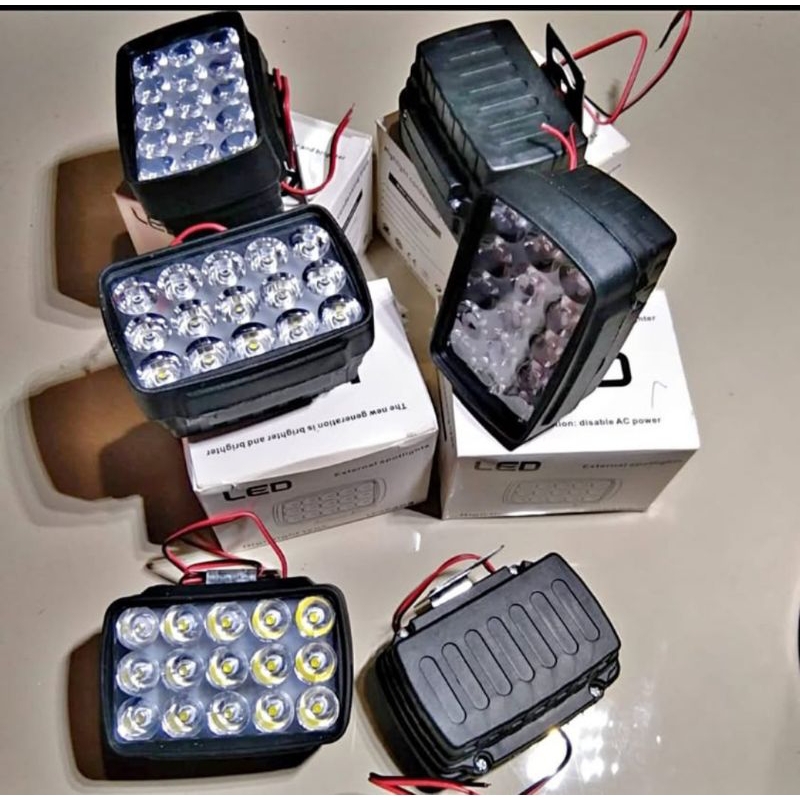 Lampu tembak 15 Titik LASER GUN SUPERBRIGHT motor mobil SUPER TERANG