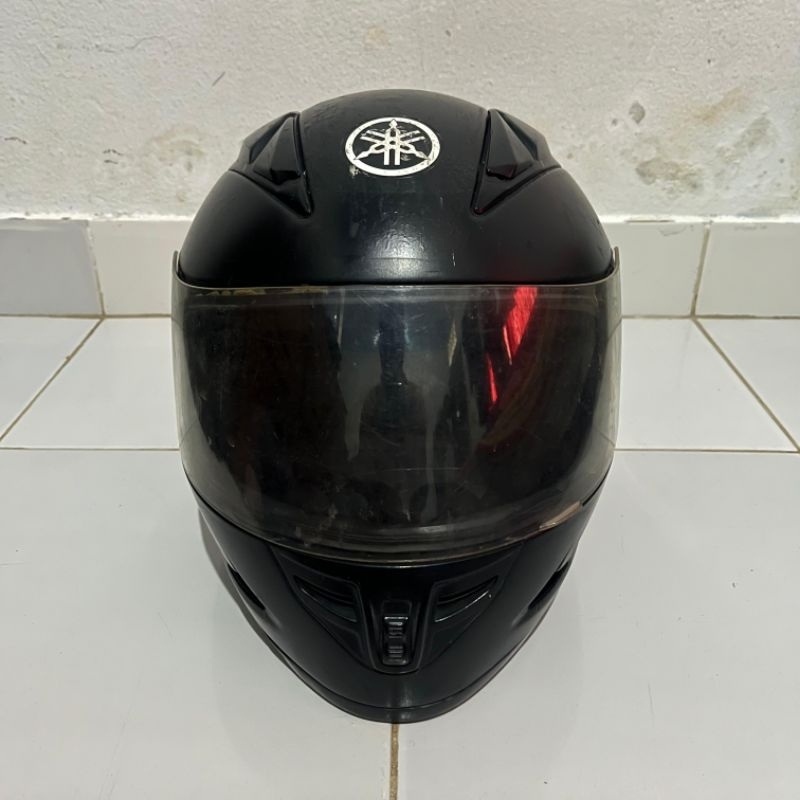 Helm Full Face Original Yamaha Black Doff