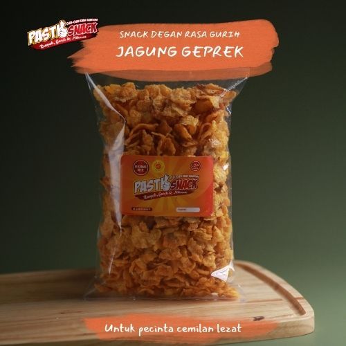 

JAGUNG GEPREK | SNACK JAGUNG GEPREK ASIN GURIH 200 GRAM PASTI SNACK
