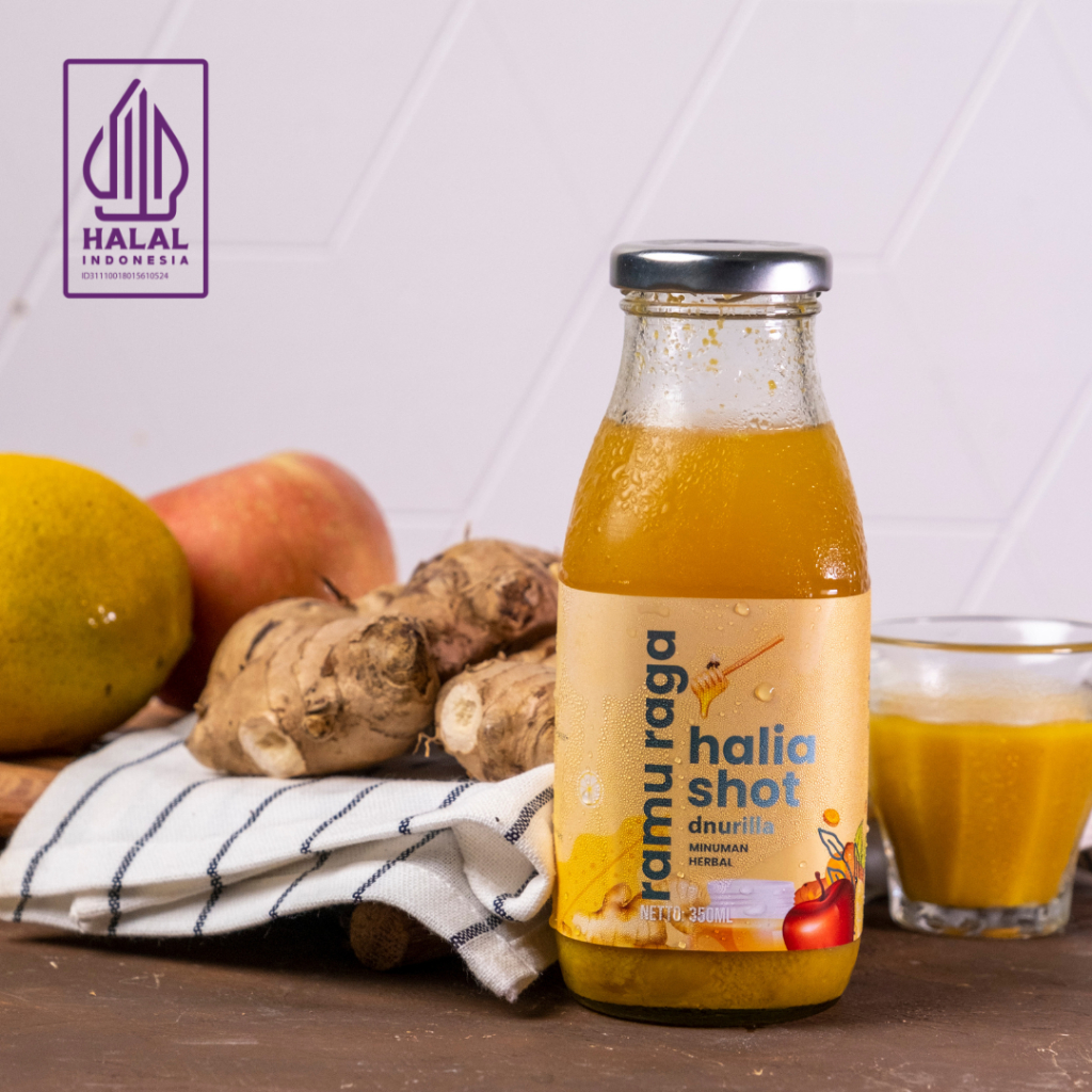 

dnurilla-Ginger shot jamu anti flu batuk immune booster 350ml GRATIS gelas shot