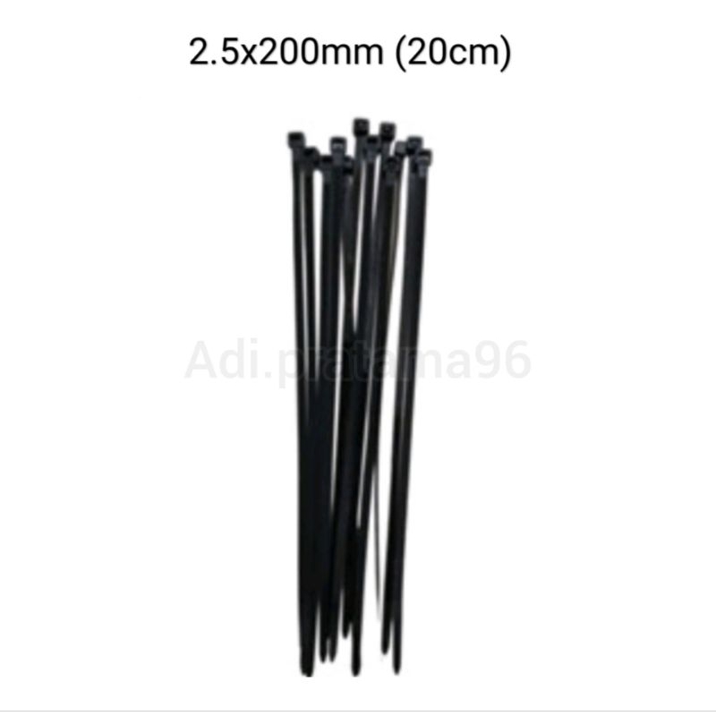 

(SATUAN) KABEL TIES 2.5x200 PREMIUM QUALITY / KABEL TIE (min 10 pcs)