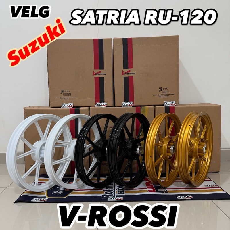 Velg VRossi NOZ / SPRINT GP WHEEL Suzuki Satria 2-Tak LSCM & RK COOL Double Disc Brake Velg Suzuki S