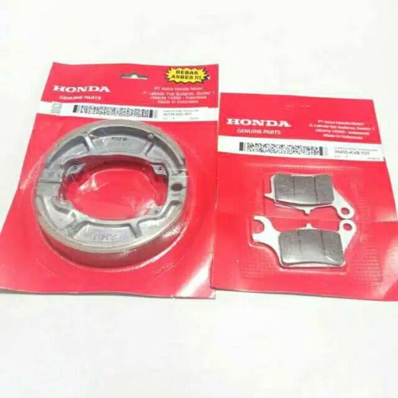 KAMPAS REM DEPAN BELAKANG BEAT KARBU,SCOOPY KARBU,SPECCY KARBU.