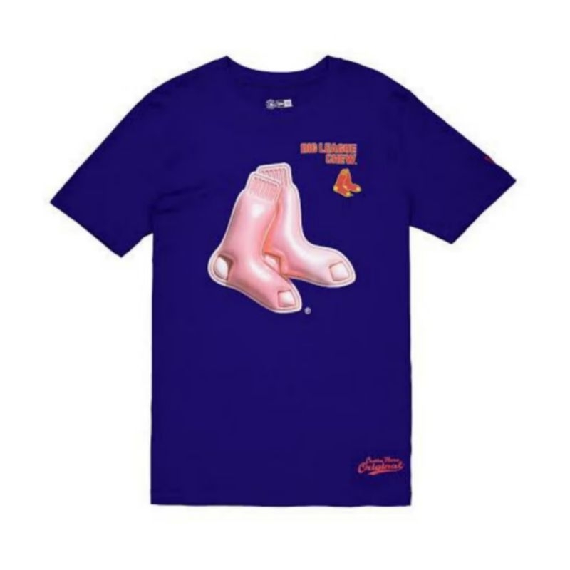KAOS TSHIRT NEW ERA BOSTON RED SOX BIG LEAGUE CHEW ORIGINAL RESMI BNWT