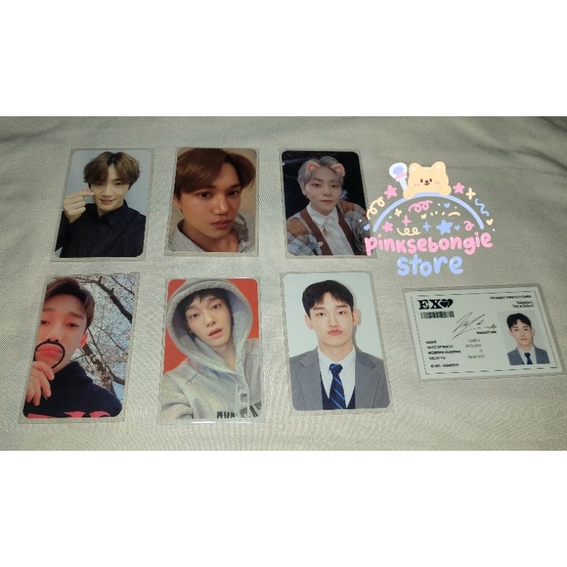 OFFICIAL PHOTOCARD EXO WELKIT SEASON GREETING SUHO KAI XIUMIN CHEN