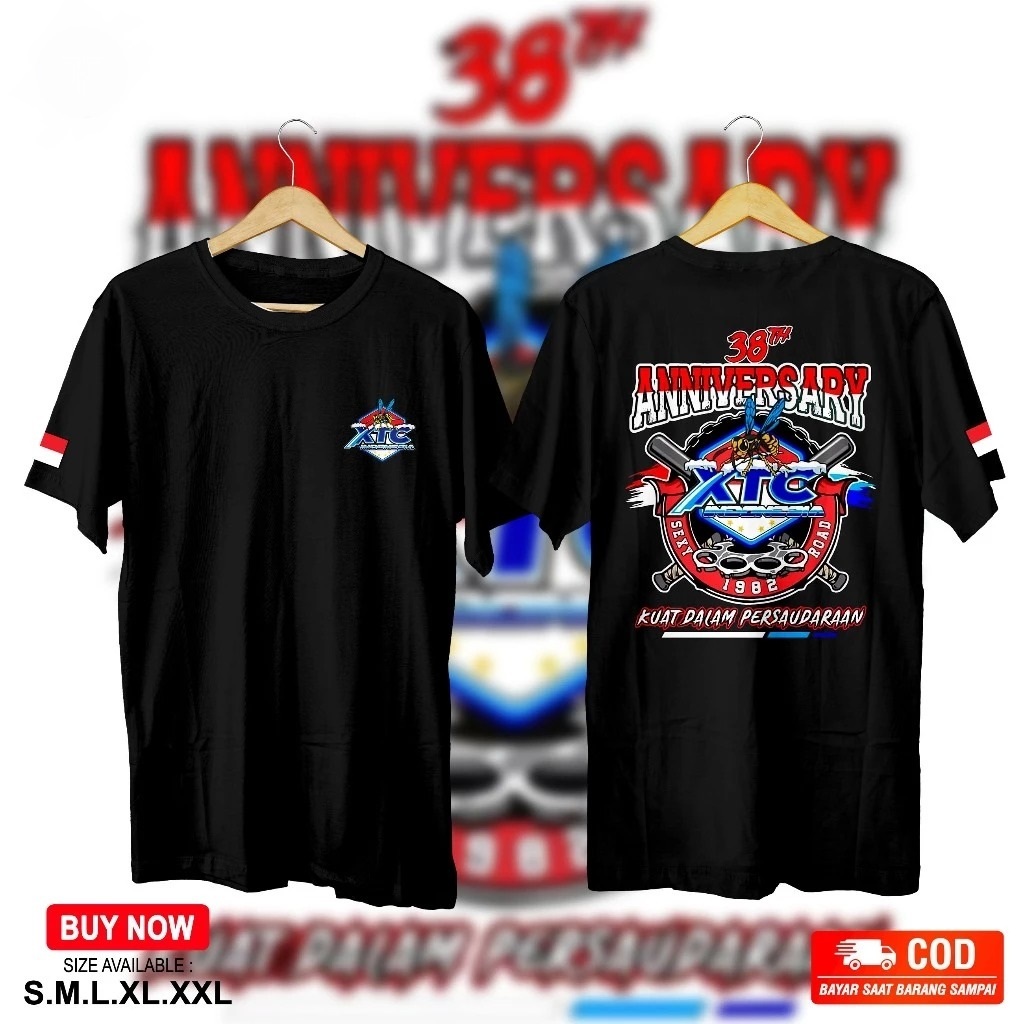 KAOS ANNIVERSARY XTC 38TH KAOS DISTRO ANNIVERSARY XTC 38TH KAOS PRIA WANITA