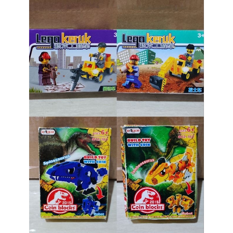 Lego Brick Konstruksi Dinosaurus