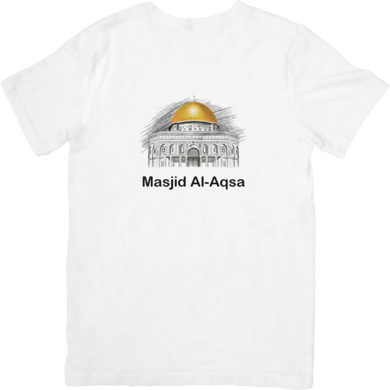 Kaos Islamic Masjid Al-Aqsa "White"