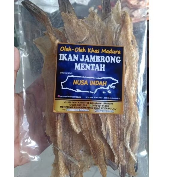 

Ikan Jambrong mentah 50gr