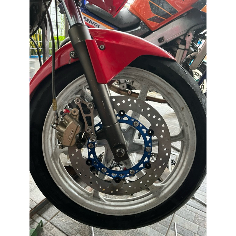Disc brake cakram piringan rem depan motor HONDA CBR 150 OLD / NSR 150 / FORZA 250 , ukuran 300mm fl