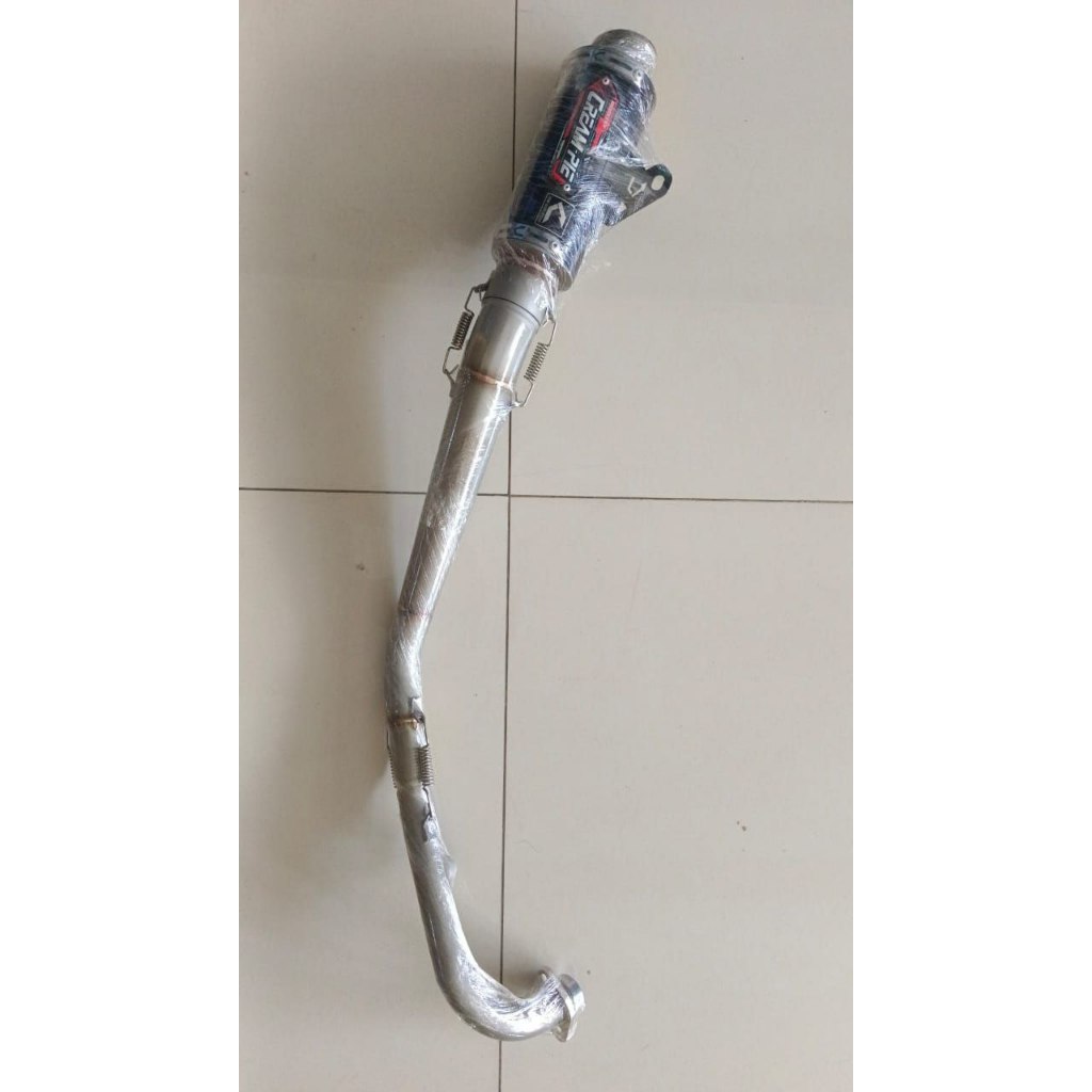 Knalpot Jupiter Z1 Road Race Creampie CP3 RX Stainless Sand Blast