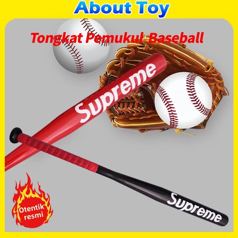 Asli Original Supreme 81CM Tongkat Baseball Aluminium Logam Stik Bisbol  Alumunium Alloy Baseball Ba