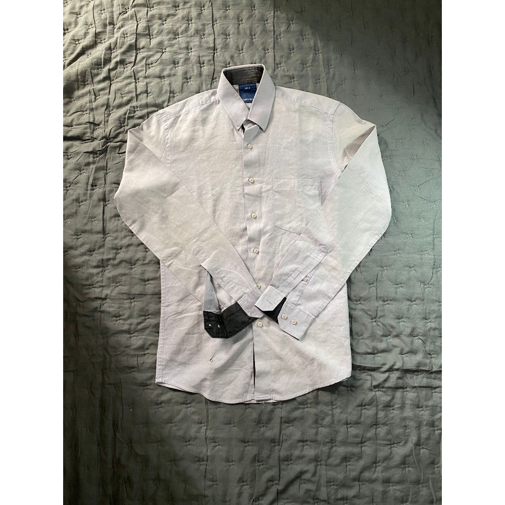 kemeja formal lengan panjang stanley adams