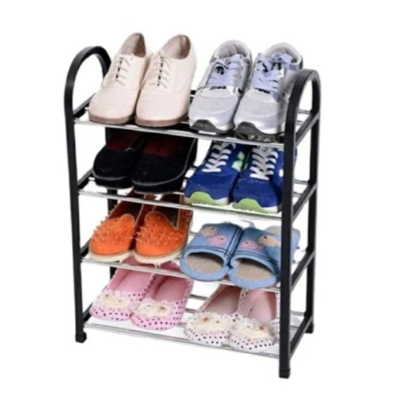 [OL] Rak Sandal 4 Susun Tempat Rak Sepatu Sandal 4 Tingkat Rak Plastik Rak 4 Susun Serbaguna