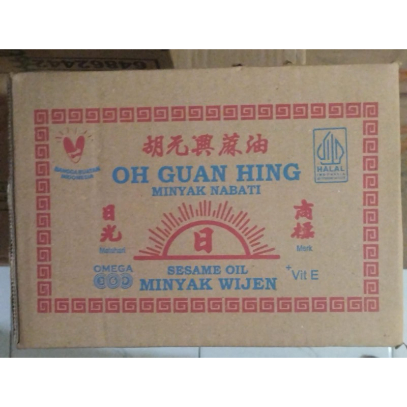 

Minyak Wijen / Sesame Oil Oh Guan Hing 100 ml x 12 botol per dus / karton Minyak Nabati