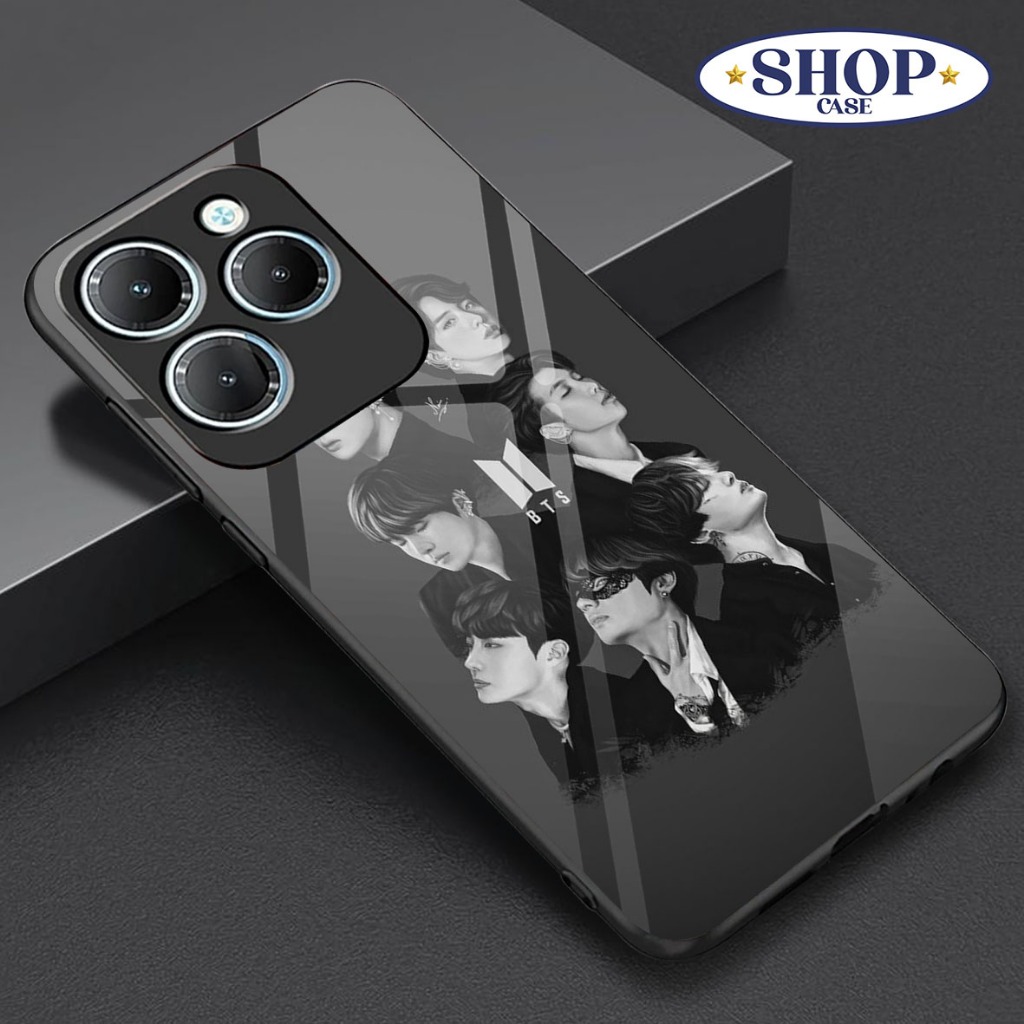 Casing Hp Infinix 40 / Hot 40 Pro / Tecno Spark 20 Pro - Fashion BTS Case Murah Softcase Hardcase Gl