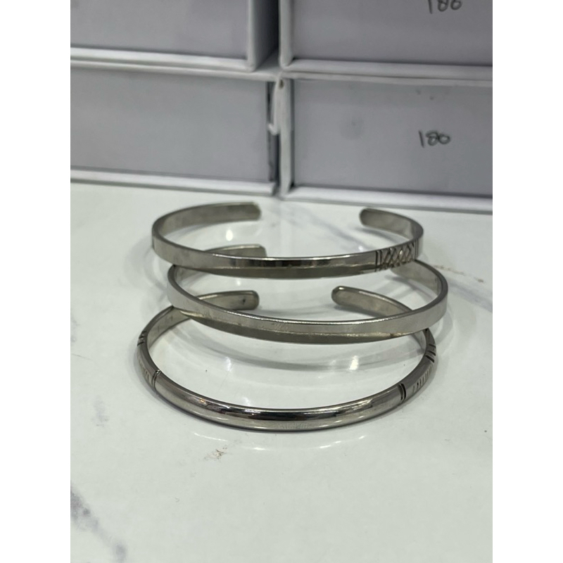 grosirr gelang baja monel baja putih