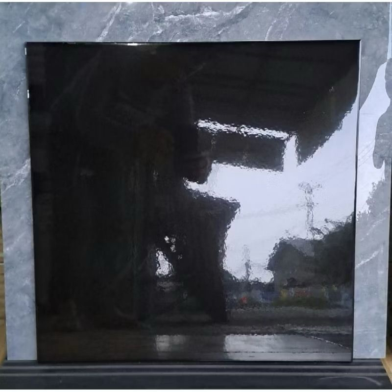 Keramik Platinum Hitam Polos Glossy 50x50 DIOR BLACK