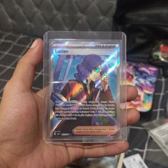 Kartu Pokemon ID Lucian Trainer - Kilat Rasi Sv8s 207/167 SR