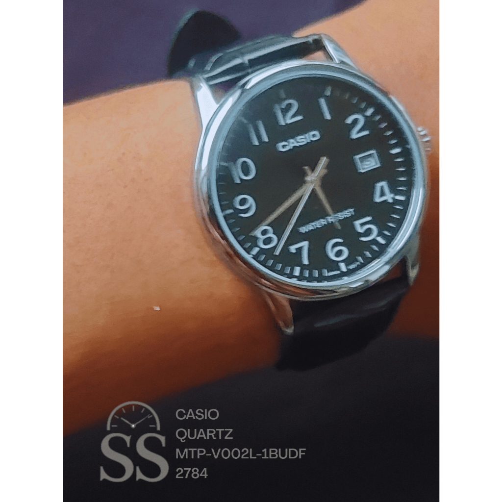 Jam Tangan Pria Casio Quartz MTP V002L 1BUDF Second Bekas Original Murah