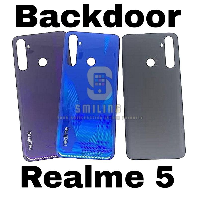 BACKDOOR BACK CASING BACKCOVER TUTUP BELAKANG REALME 5 RMX1911 NEW