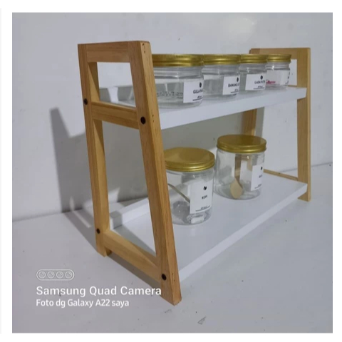 Rack Bumbu Dapur Rak Toples Minimalis Aestetik