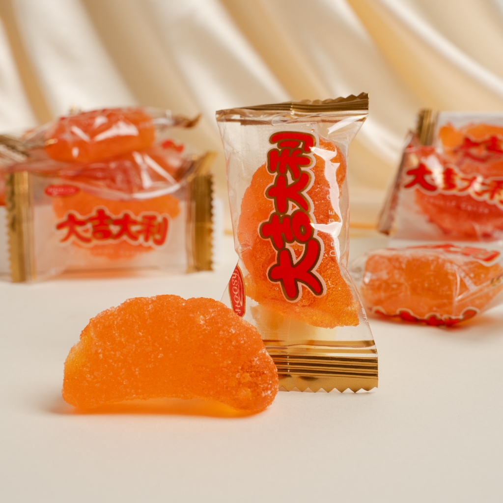 

Naraya Permen Jelly Jeruk 540gr 30pcs HALAL Orange Candy Permen Lunak Rasa Dan Bentuk Jeruk