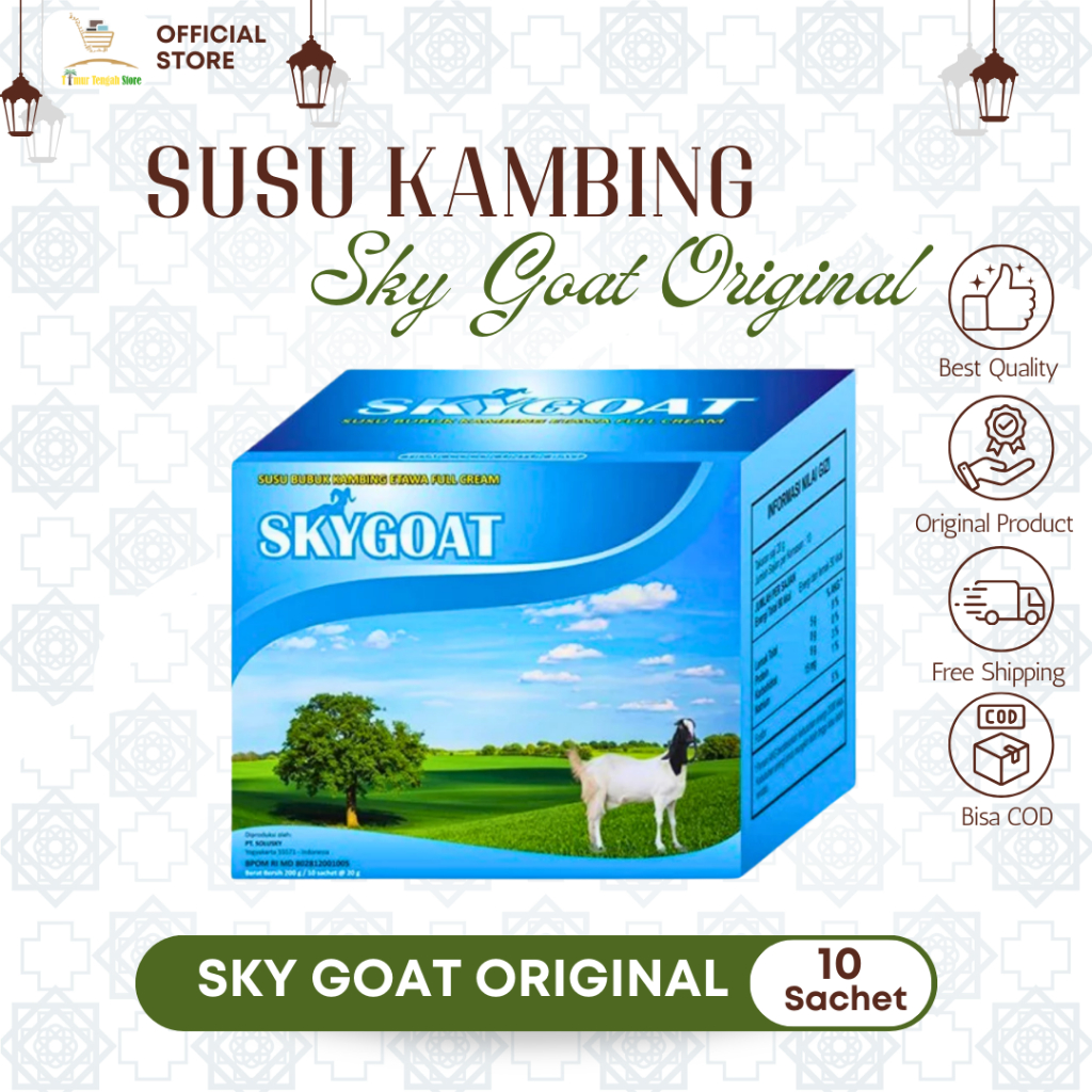 

Skygoat Susu Kambing | Susu Bubuk Murni Full Cream Etawa
