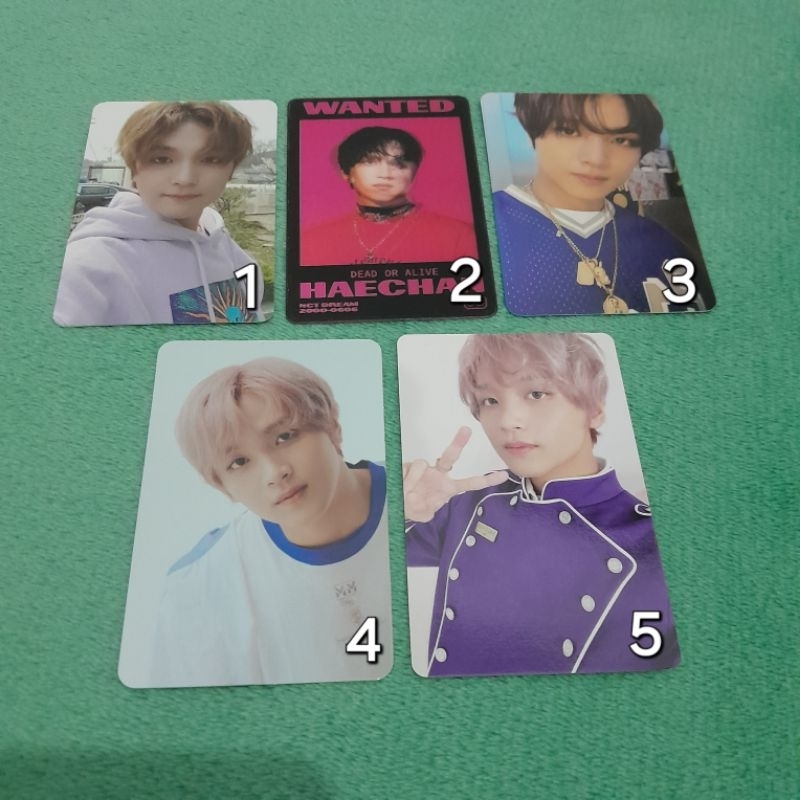 NCT DREAM 127 HAECHAN PHOTOCARD PC ALBUM RELOAD VERSI RIDIN, GLITCH MODE LENTICULAR LENTI, BEATBOX P