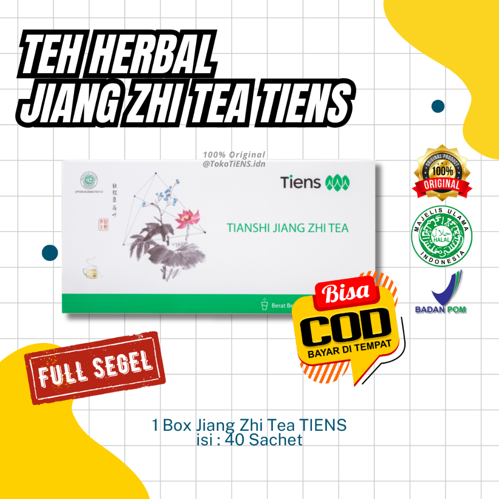 

TIENS JIANG ZHI TEA | Teh Herbal - Halal BPOM