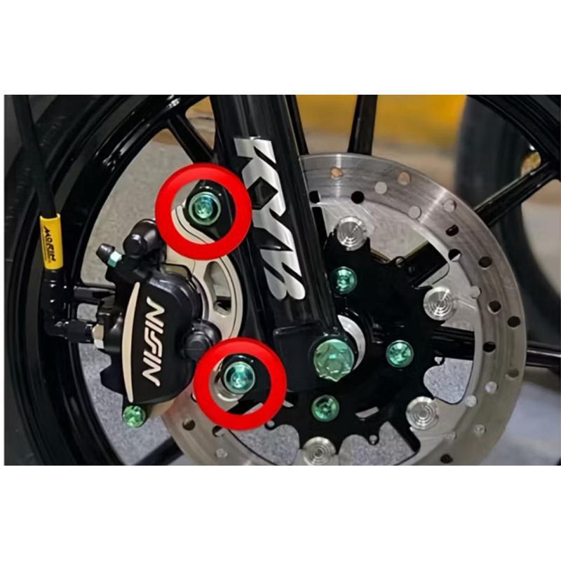 BAUT BREKET KALIPER NMAX AEROX MIO TITANIUM