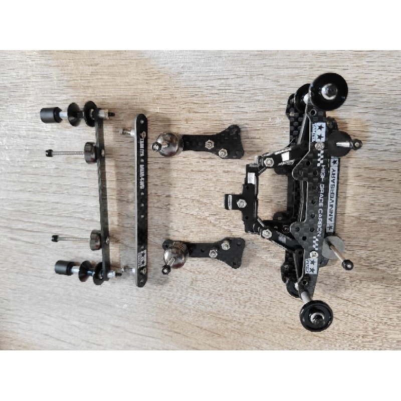 Bumper Tamiya Hg Set Damper Carbon Sfm Bumper Carbon Sfm