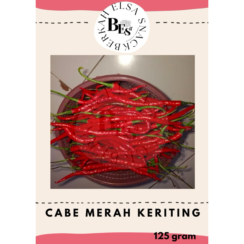 

CABE / CABAI MERAH BESAR KERITING 125gram CABAI BESAR SEGAR MANTUL|| BEST