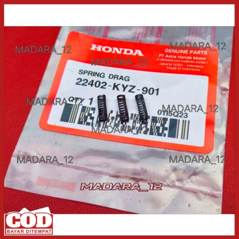 SPRING DRAG 22402KYZ901 HONDA SUPRA X 125 HELM IN SUPRA X 125 FI SUPER CUB C125 BLADE FI BLADE NEW /