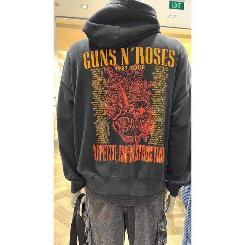 hoodie guns n roses