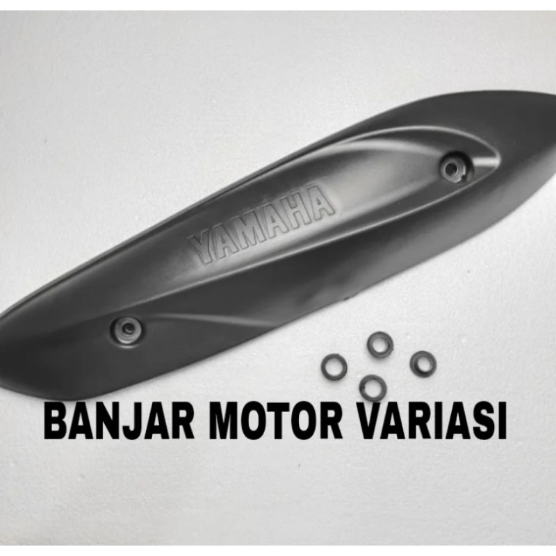 BANJAR MOTOR Cover Knalpot, Tameng Knalpot Model Standar Mio Sporty / Mio Smile Mio lama