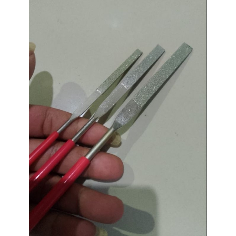Kikir Plat Diamond 3 Mm 4 Mm 5Mm /Kikir intan mini