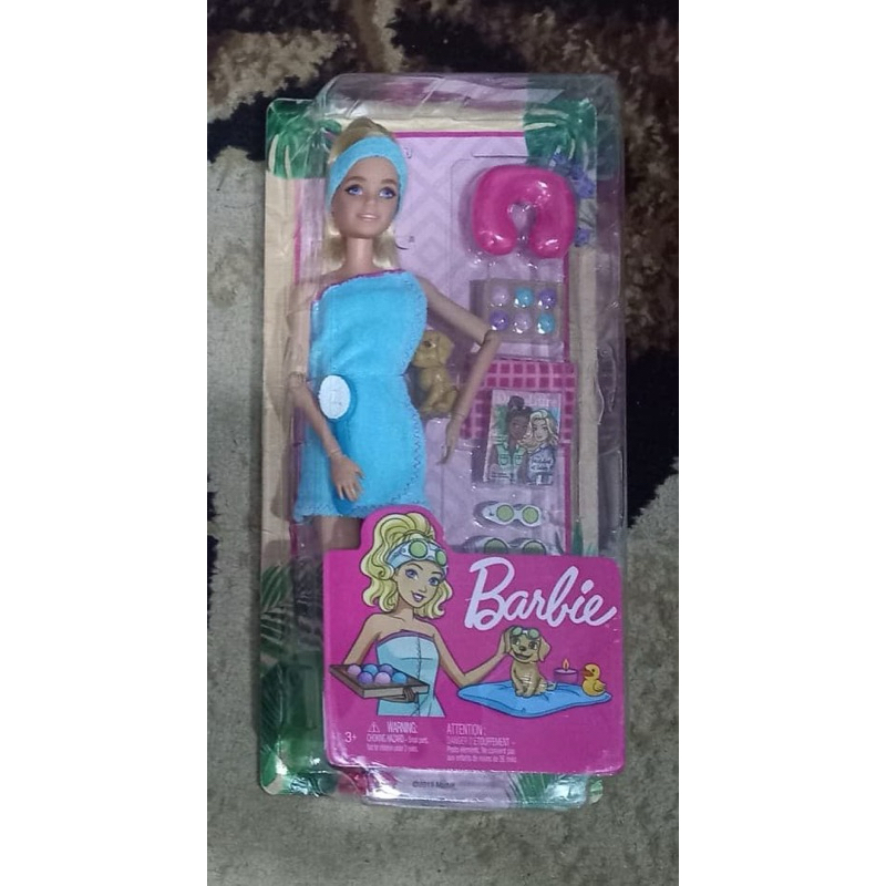 boneka Barbie mtm bathroom