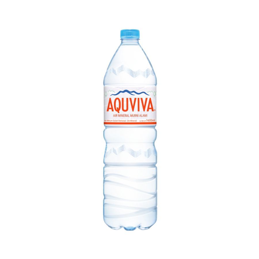 

AQUVIVA Mineral Murni Alami 1600ml Botol - 1pack 6 botol